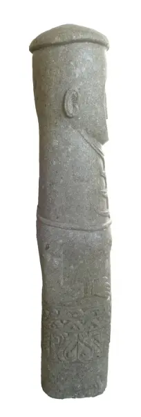 Product image 4 of the product “Abstract figure - primitive 120 cm | Natural stone (Basanit), stonemasonry ”